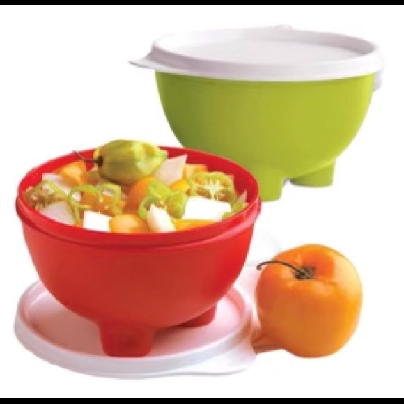 Tupperware Salsa Bowls  Set of 2 - Picture 6 of 8